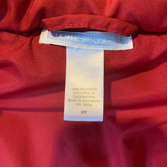 Janie & Jack Winter Vest! - Picture 3 of 3